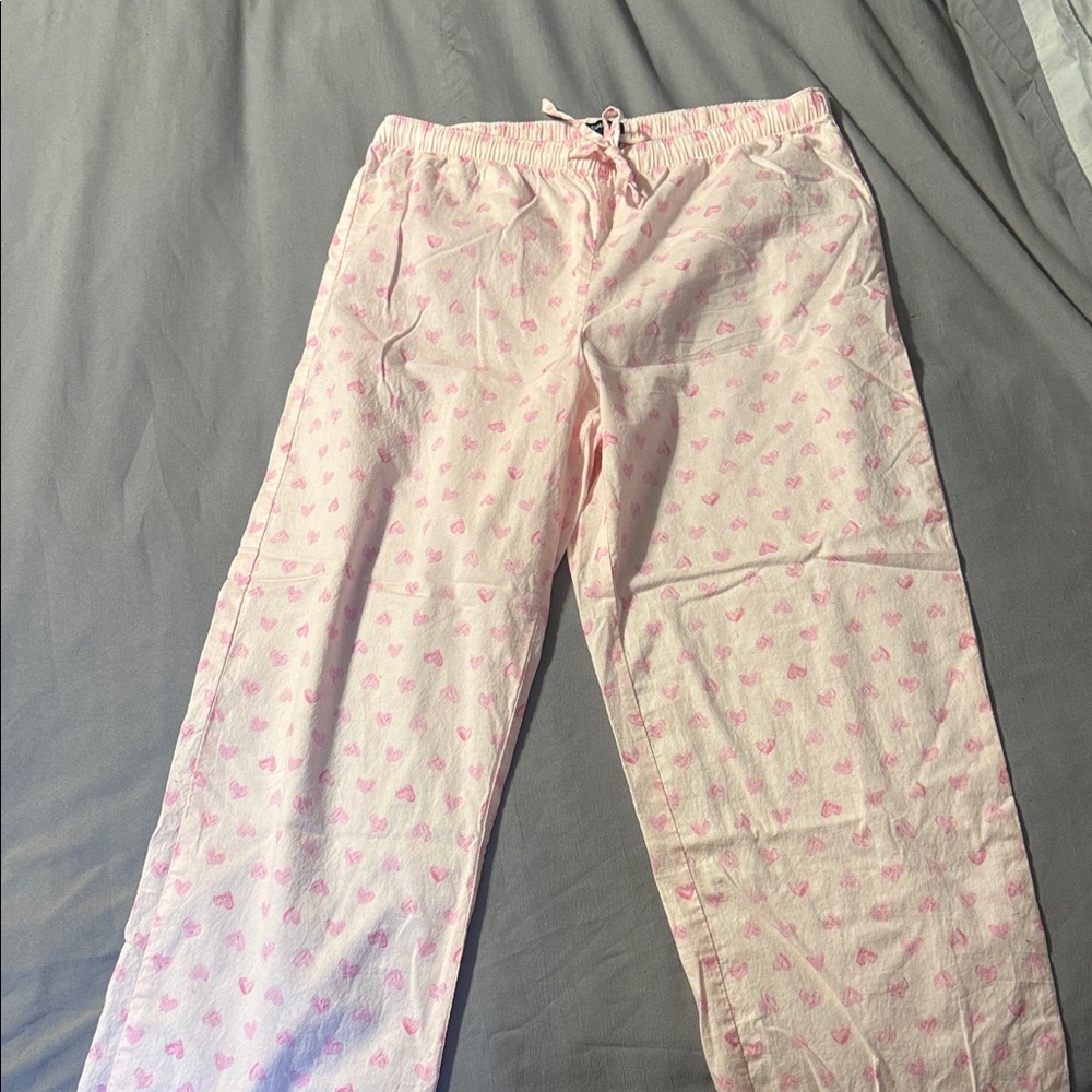 Charming Pink Heart Women's Pajama Pants